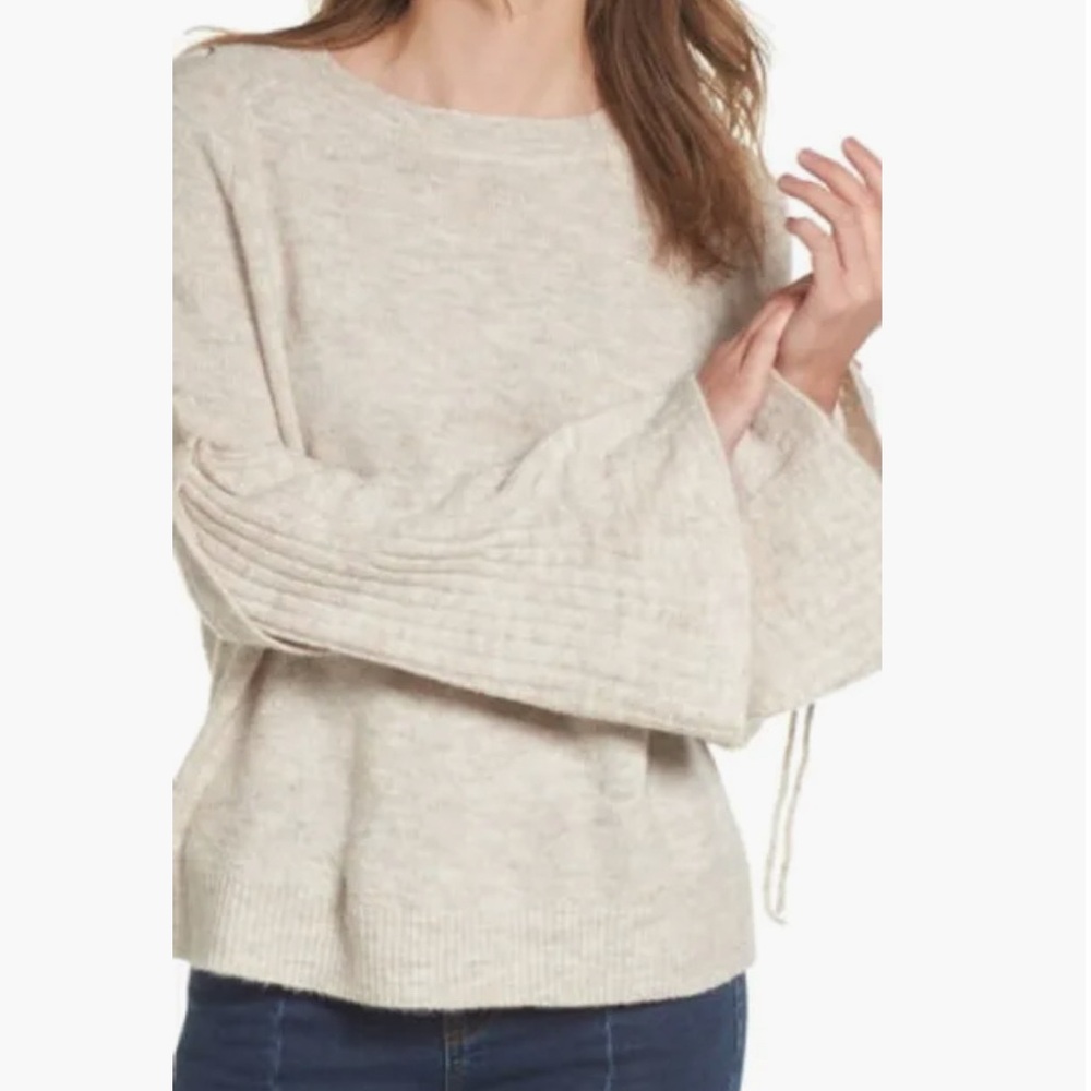 Women's BP. Cream Bell Sleeve Sweater
